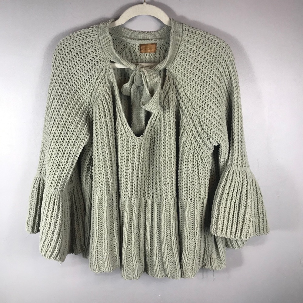 POL sweater cape bell sleeves size small